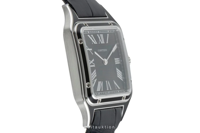Cartier Santos Dumont steel manual winding men's watch WSSA0046 LP: 8350EUR [2600117]