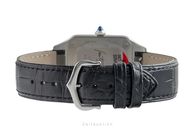 Cartier Santos Dumont steel manual winding men's watch WSSA0046 LP: 8350EUR [2600117]