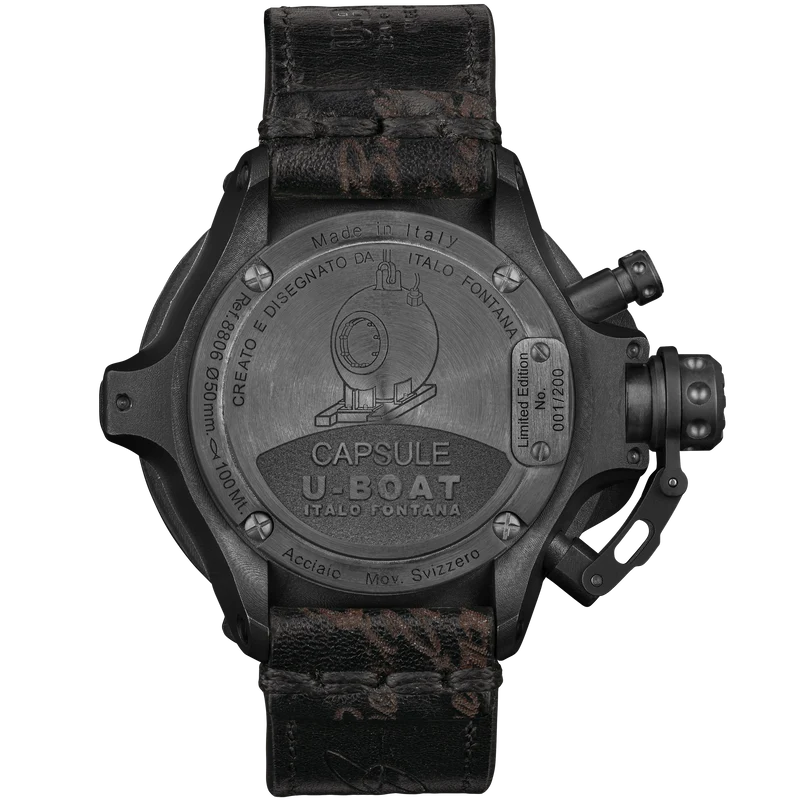 U-Boat Capsule 50 PVD BK BL