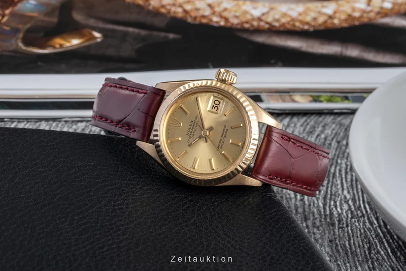 Rolex Lady Datejust 18 ct gold automatic women's watch 6904 Vintage [2505933]