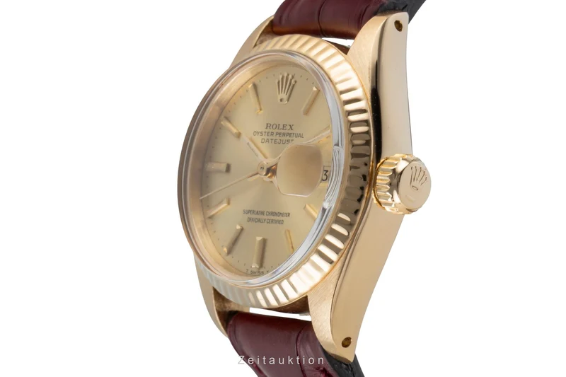 Rolex Lady Datejust 18 ct gold automatic women's watch 6904 Vintage [2505933]