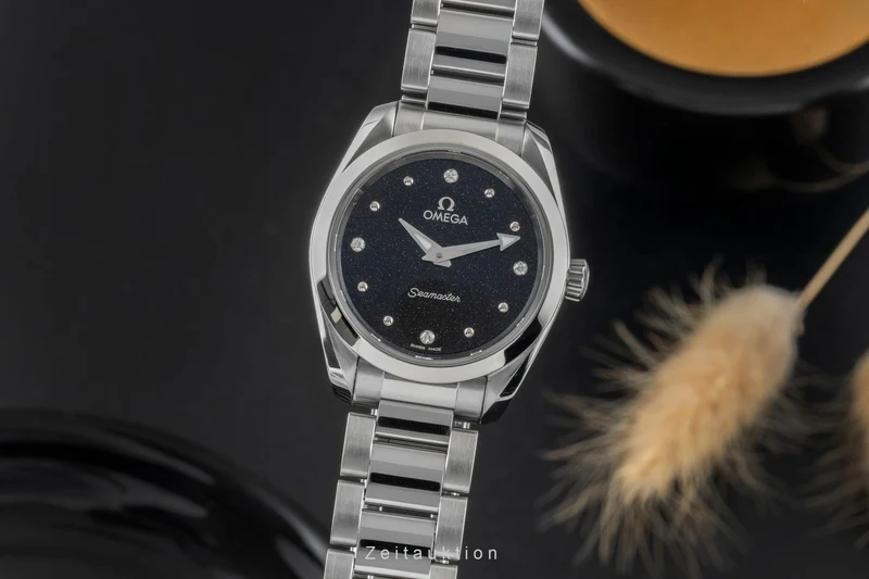 Omega Seamaster steel quartz women's watch 220.10.28.60.51.001 LP: 3600EUR [2600474]