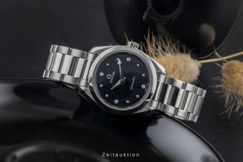 Omega Seamaster steel quartz women's watch 220.10.28.60.51.001 LP: 3600EUR [2600474]