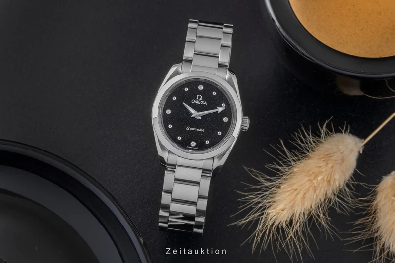 Omega Seamaster steel quartz women's watch 220.10.28.60.51.001 LP: 3600EUR [2600474]