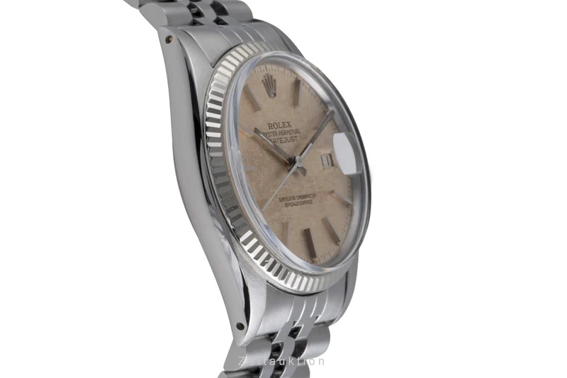 Rolex Datejust steel / white gold automatic men's watch 16014 Vintage [2600380]