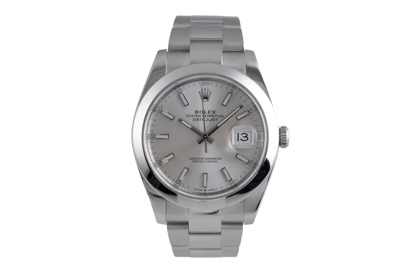 Rolex Datejust steel automatic men's watch 126300 [2600393]