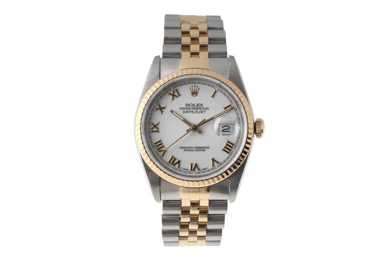Rolex Datejust steel / gold automatic men's watch 16233 [2600276]