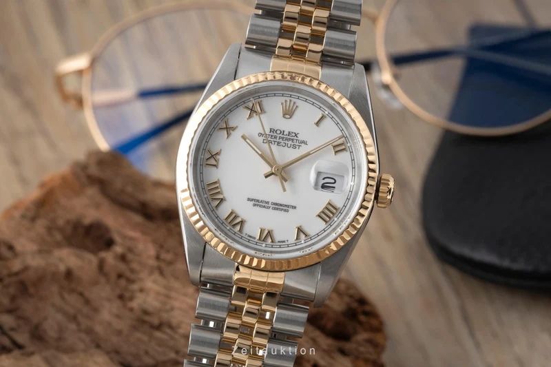 Rolex Datejust steel / gold automatic men's watch 16233 [2600276]