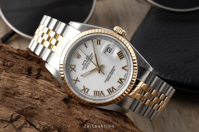 Rolex Datejust steel / gold automatic men's watch 16233 [2600276]