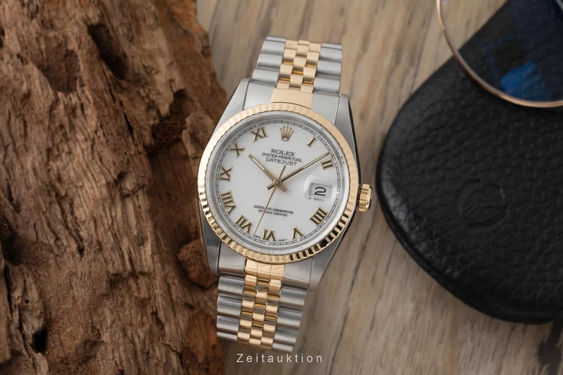 Rolex Datejust steel / gold automatic men's watch 16233 [2600276]