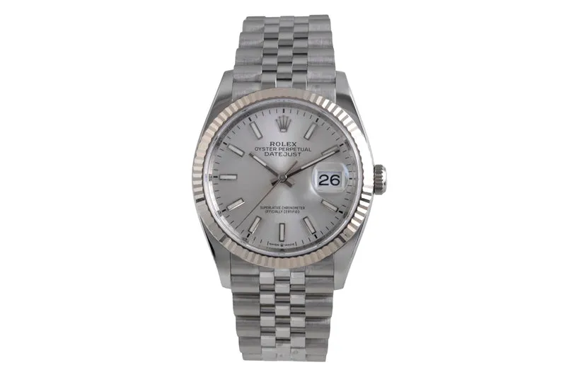 Rolex Datejust steel / white gold automatic men's watch 126234 [2600451]