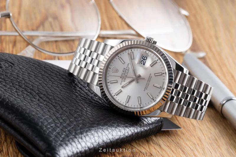 Rolex Datejust steel / white gold automatic men's watch 126234 [2600451]