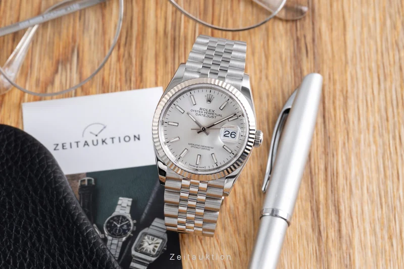 Rolex Datejust steel / white gold automatic men's watch 126234 [2600451]