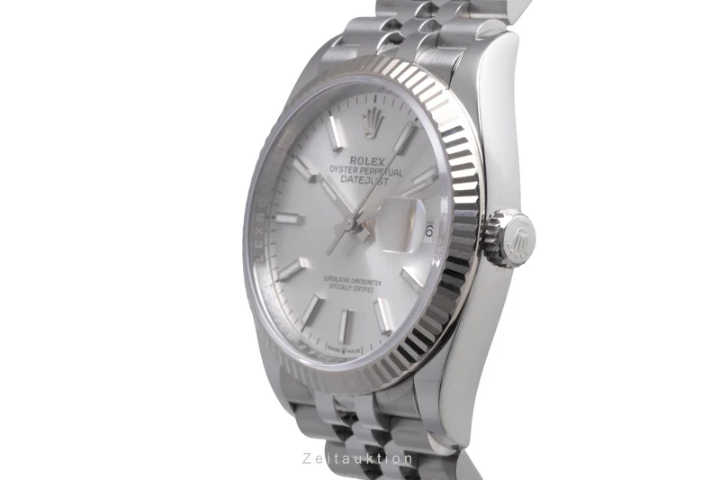 Rolex Datejust steel / white gold automatic men's watch 126234 [2600451]