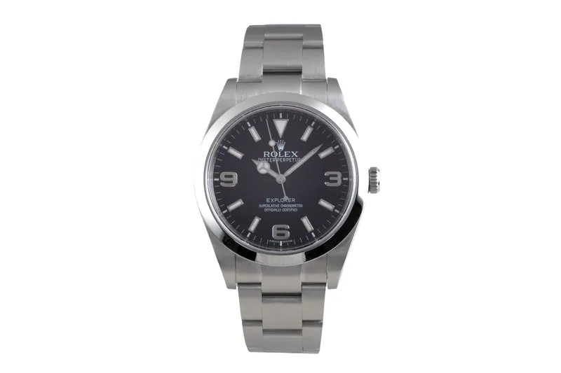 Rolex Explorer steel automatic men's watch 214270 [2600497]