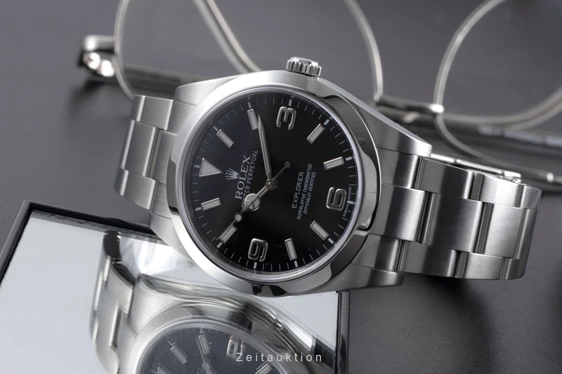 Rolex Explorer steel automatic men's watch 214270 [2600497]