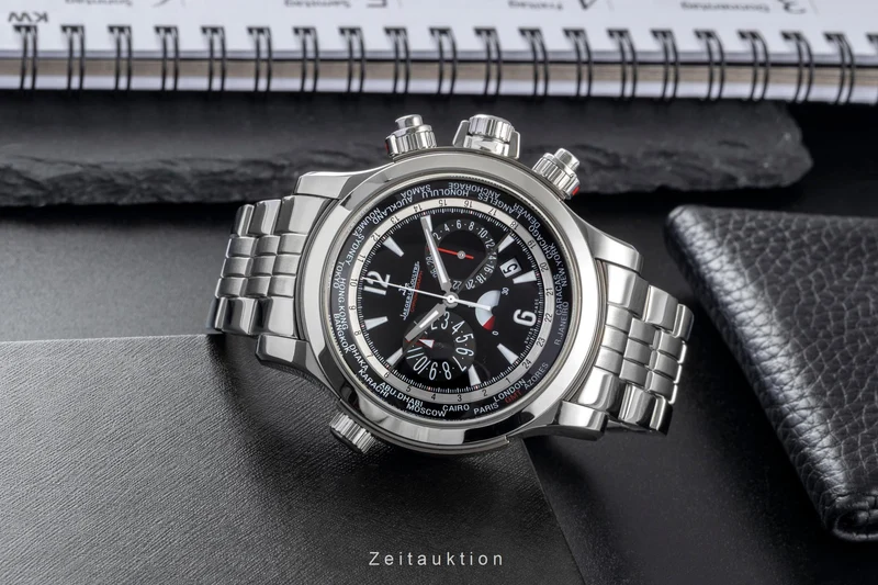 Jaeger LeCoultre Master Compressor chronograph steel automatic men's watch Q1768170, 150.8.22 [2505283]
