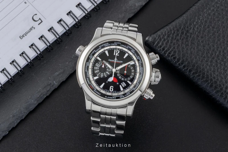Jaeger LeCoultre Master Compressor chronograph steel automatic men's watch Q1768170, 150.8.22 [2505283]