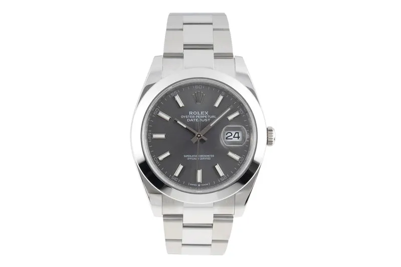 Rolex Datejust steel automatic men's watch 126300 [2600594]