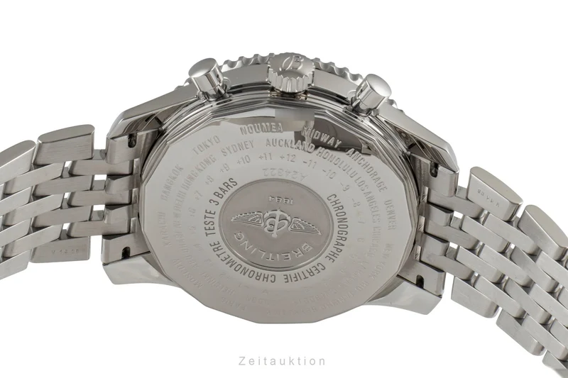 Breitling Navitimer World chronograph steel automatic men's watch A24322 [2600545]