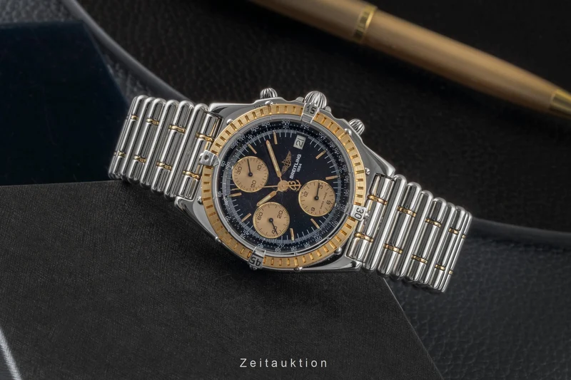 Breitling Chronomat chronograph steel / gold automatic men's watch D13047 [2600133]