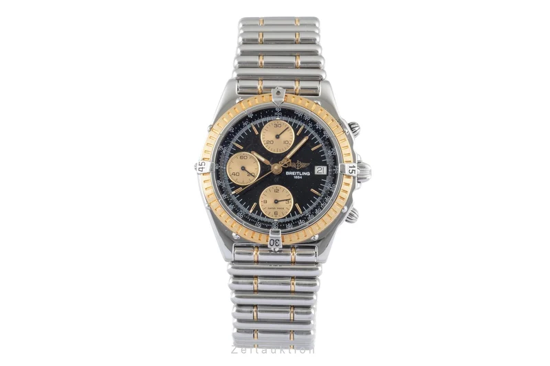Breitling Chronomat chronograph steel / gold automatic men's watch D13047 [2600133]