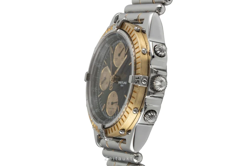 Breitling Chronomat chronograph steel / gold automatic men's watch D13047 [2600133]