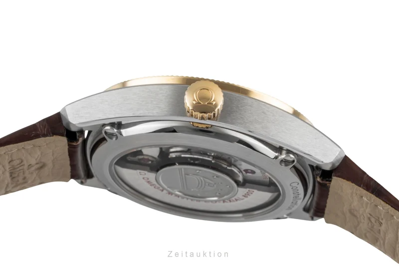 Omega Constellation steel / gold automatic men's watch 130.23.39.21.02.001 [2507554]