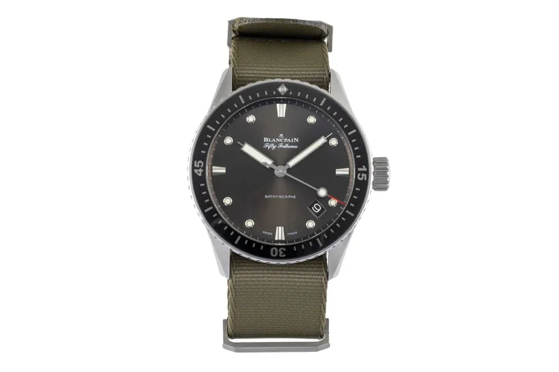 Blancpain Fifty Fathoms steel automatic men's watch 5000 1110 B52A LP: 12050EUR [2600496]