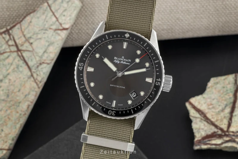 Blancpain Fifty Fathoms steel automatic men's watch 5000 1110 B52A LP: 12050EUR [2600496]
