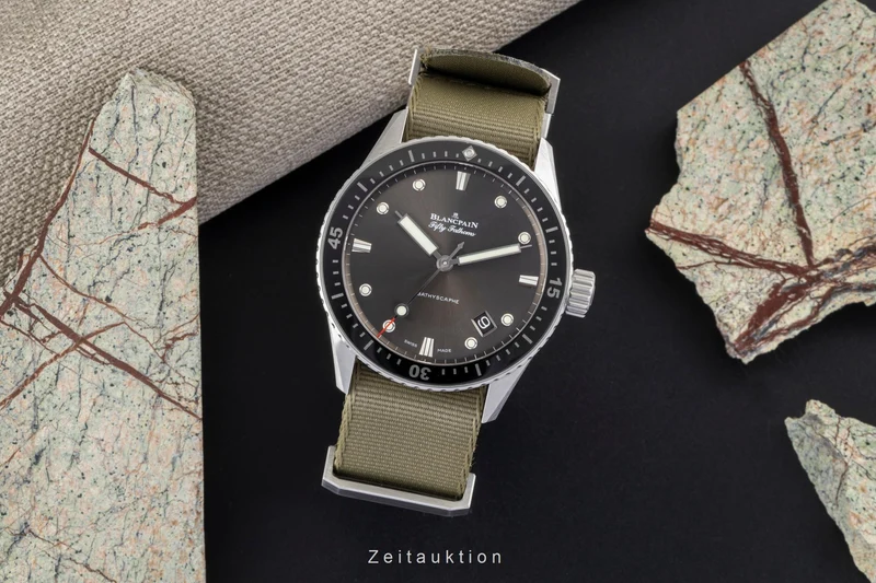 Blancpain Fifty Fathoms steel automatic men's watch 5000 1110 B52A LP: 12050EUR [2600496]