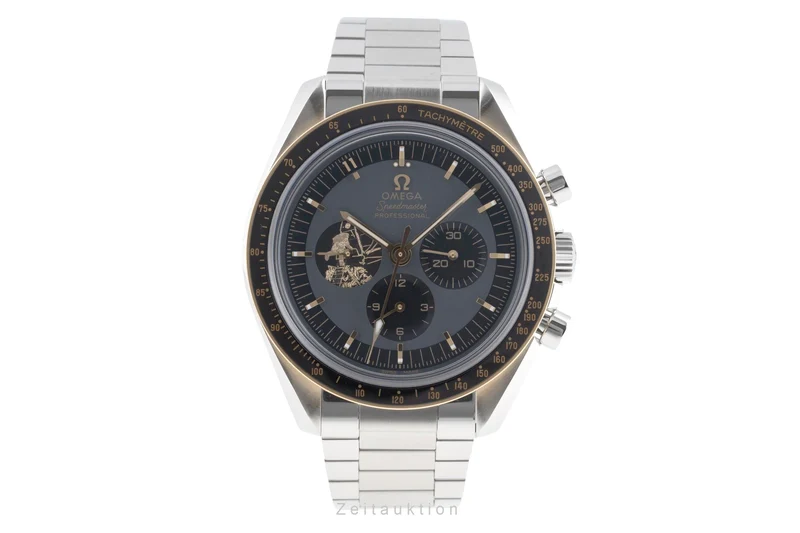 Omega Speedmaster Moonwatch chronograph steel / gold manual winding men's watch 310.20.42.50.01.001 Limited [2600403]