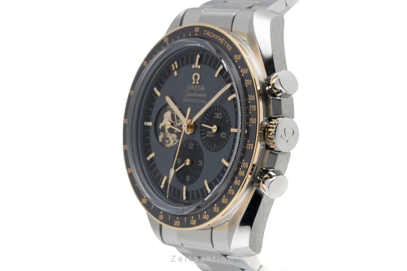 Omega Speedmaster Moonwatch chronograph steel / gold manual winding men's watch 310.20.42.50.01.001 Limited [2600403]