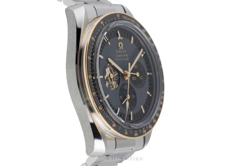 Omega Speedmaster Moonwatch chronograph steel / gold manual winding men's watch 310.20.42.50.01.001 Limited [2600403]