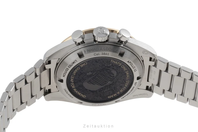 Omega Speedmaster Moonwatch chronograph steel / gold manual winding men's watch 310.20.42.50.01.001 Limited [2600403]