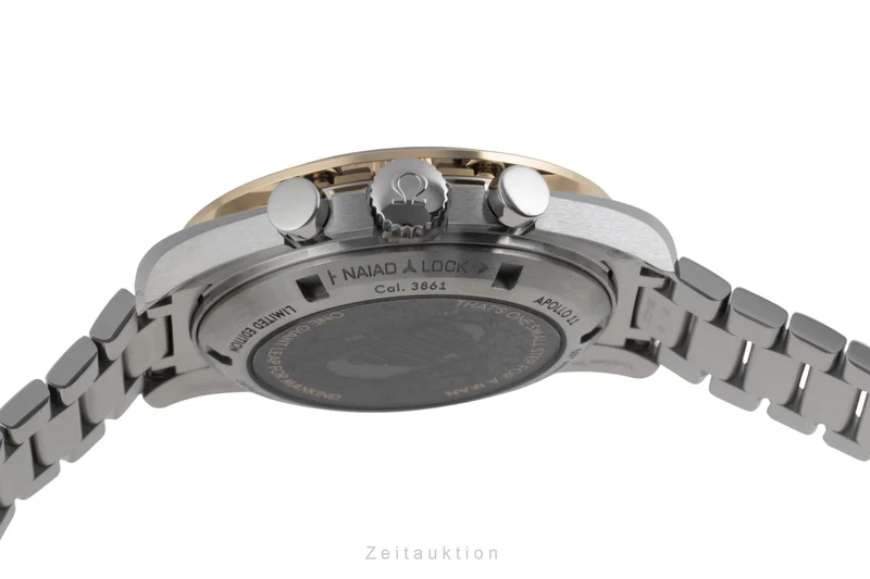 Omega Speedmaster Moonwatch chronograph steel / gold manual winding men's watch 310.20.42.50.01.001 Limited [2600403]