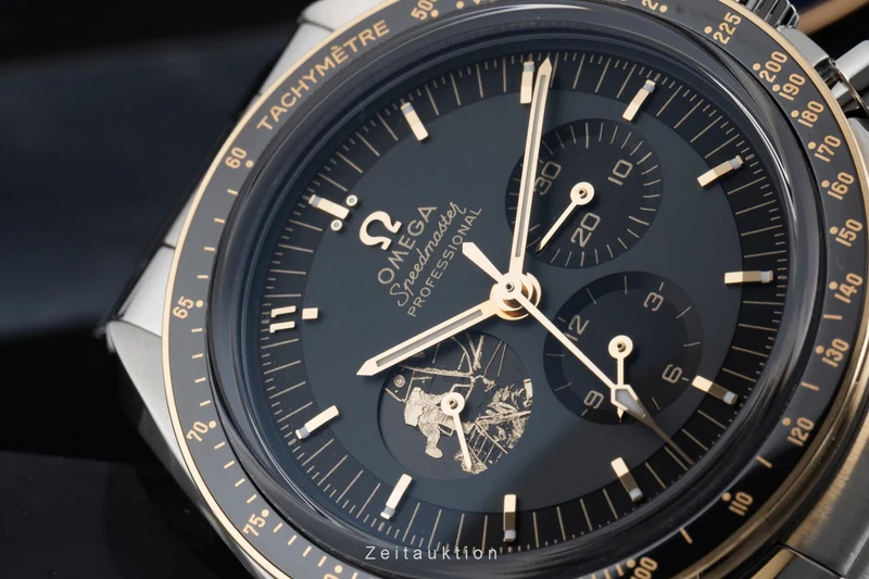 Omega Speedmaster Moonwatch chronograph steel / gold manual winding men's watch 310.20.42.50.01.001 Limited [2600403]