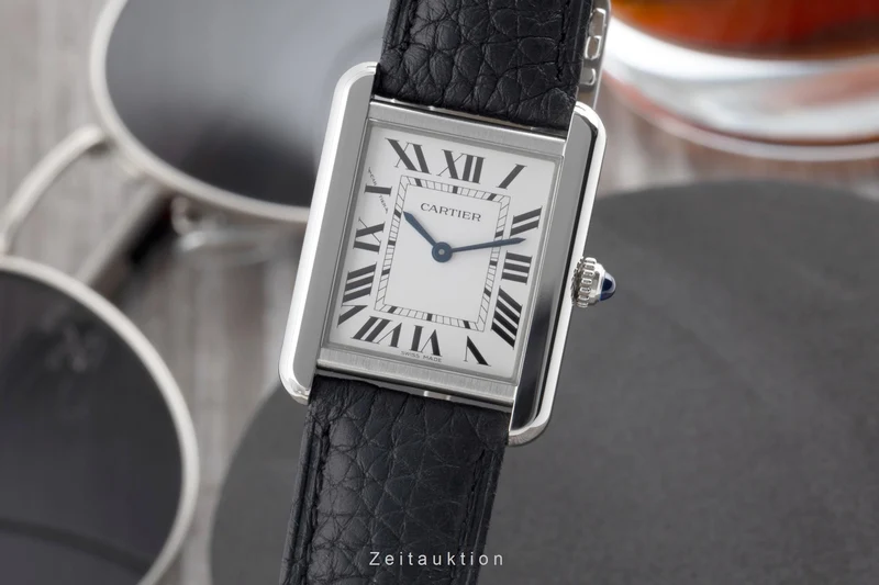 Cartier Tank steel quartz unisex WSTA0030 [2600461]