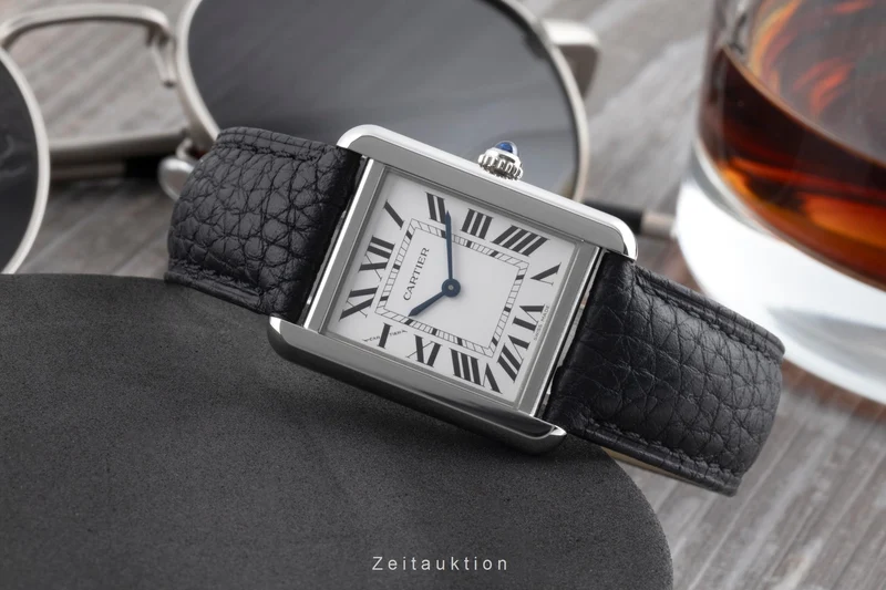 Cartier Tank steel quartz unisex WSTA0030 [2600461]