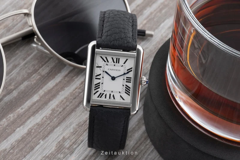 Cartier Tank steel quartz unisex WSTA0030 [2600461]