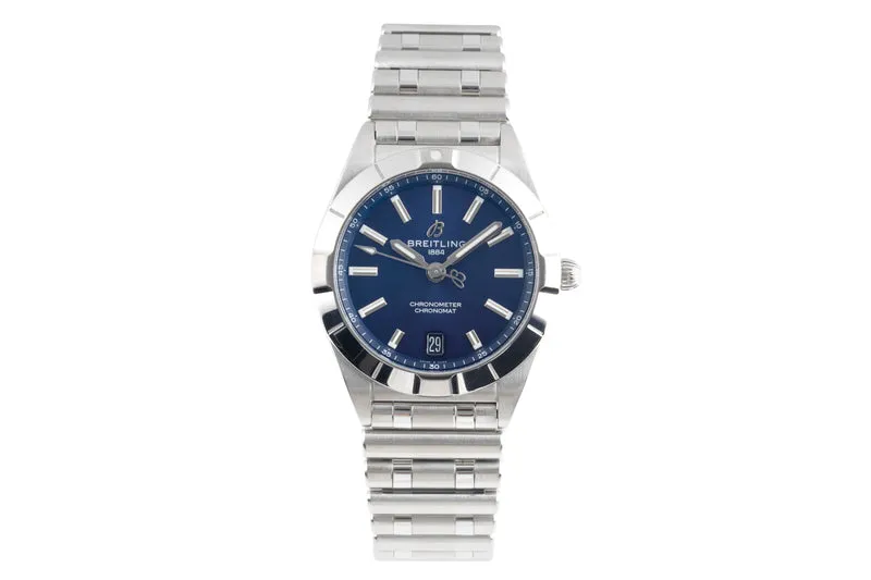 Breitling Chronomat steel quartz women's watch A77310 LP: 4650EUR [2600456]