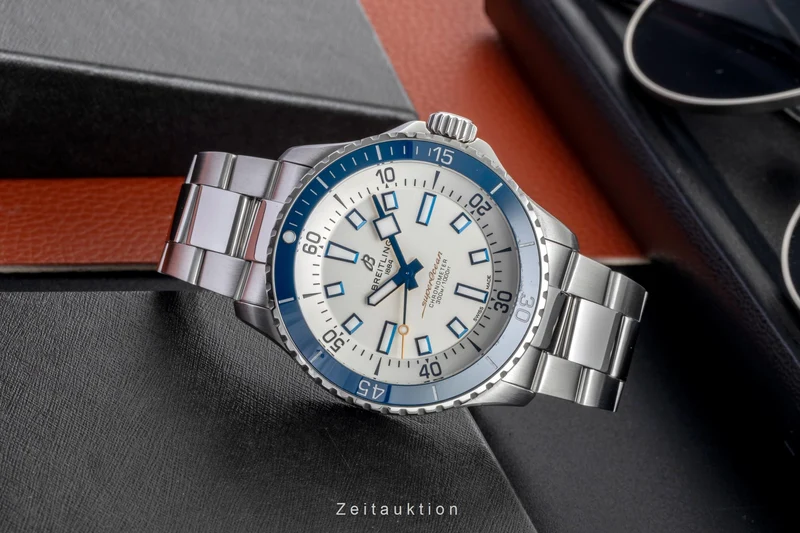 Breitling Superocean steel automatic men's watch A17375 LP: 5650EUR [2507504]