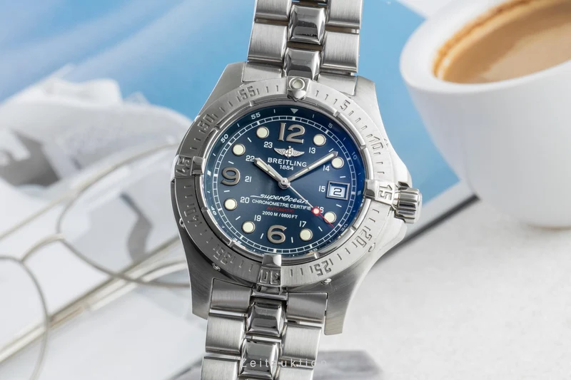 Breitling Superocean steel automatic men's watch A17390 [2600262]