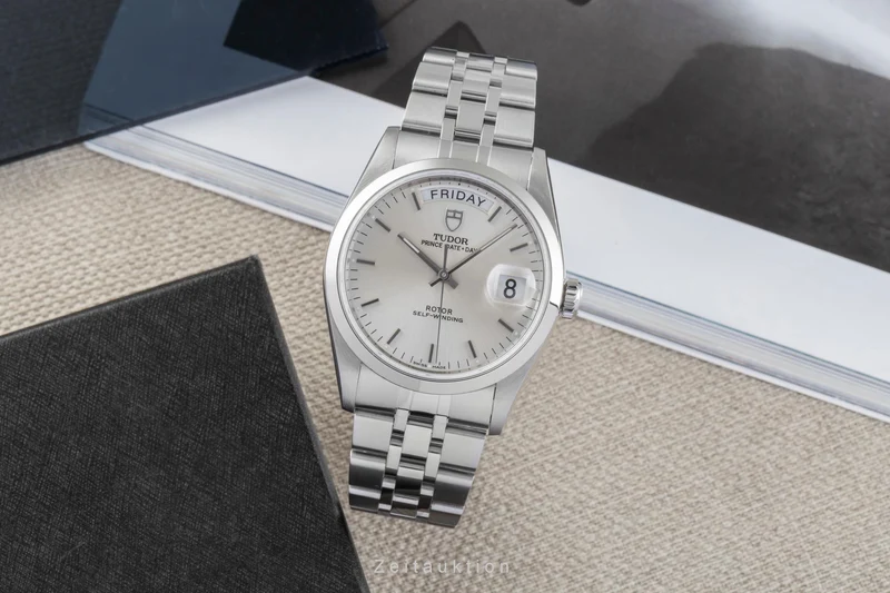 Tudor Date-Day steel automatic men's watch 76200 [2600421]