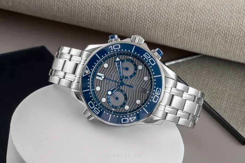 Omega Seamaster chronograph steel automatic men's watch 210.30.44.51.06.001 LP: 9300EUR [2600433]