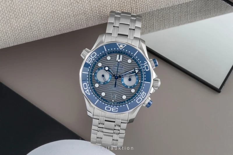 Omega Seamaster chronograph steel automatic men's watch 210.30.44.51.06.001 LP: 9300EUR [2600433]