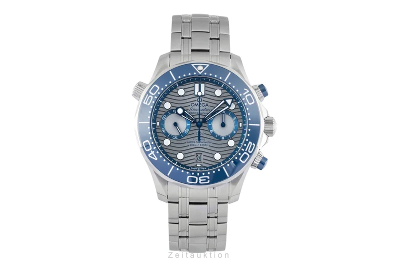 Omega Seamaster chronograph steel automatic men's watch 210.30.44.51.06.001 LP: 9300EUR [2600433]