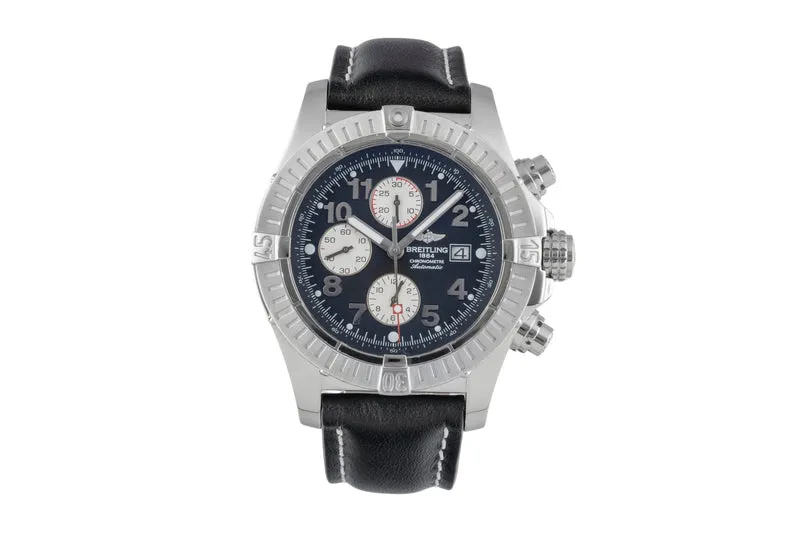 Breitling Super Avenger chronograph steel / titanium automatic men's watch A13370 [2600374]