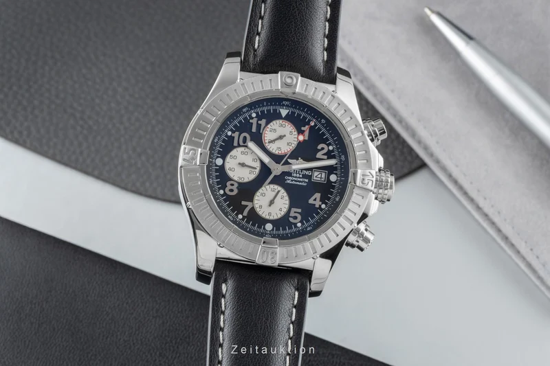 Breitling Super Avenger chronograph steel / titanium automatic men's watch A13370 [2600374]