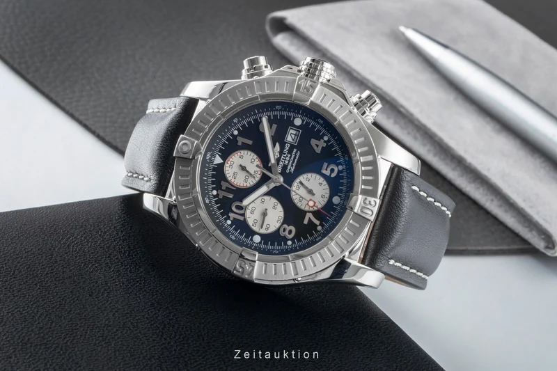 Breitling Super Avenger chronograph steel / titanium automatic men's watch A13370 [2600374]